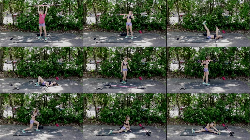Fitness Babe Outdoor Workout - Ignore - May 15, 2020