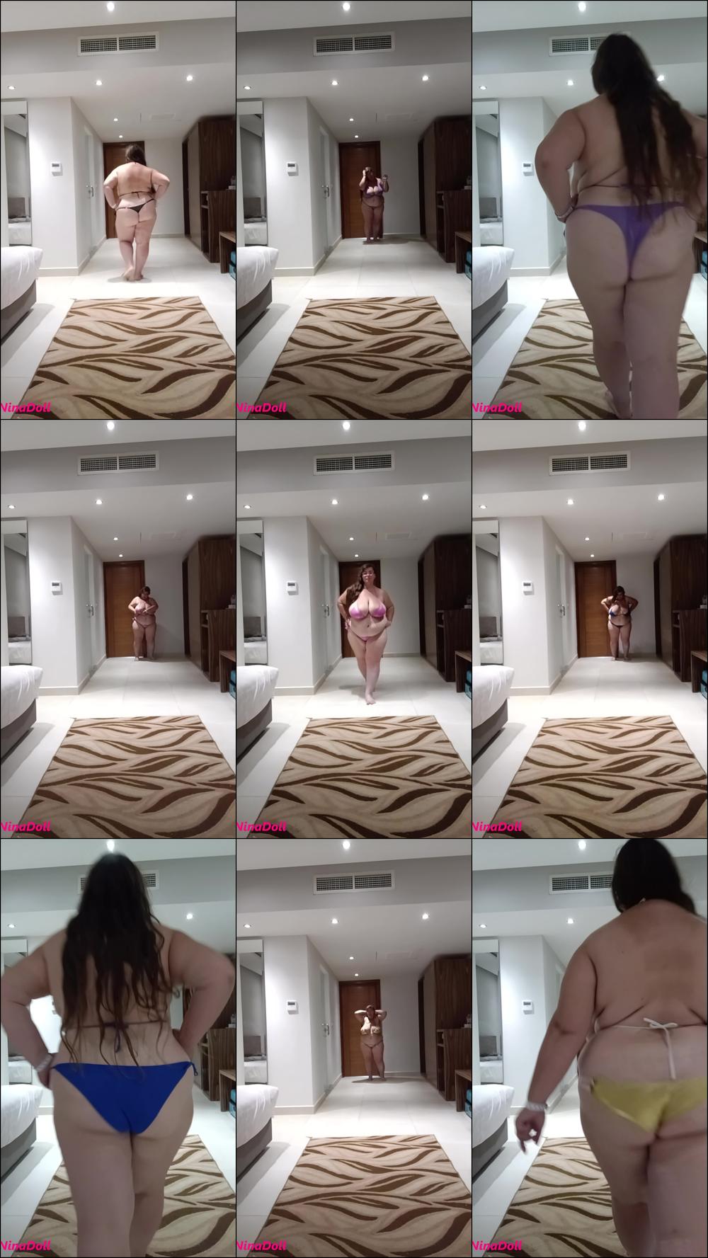 fashion bikini modeling catwalk BBW