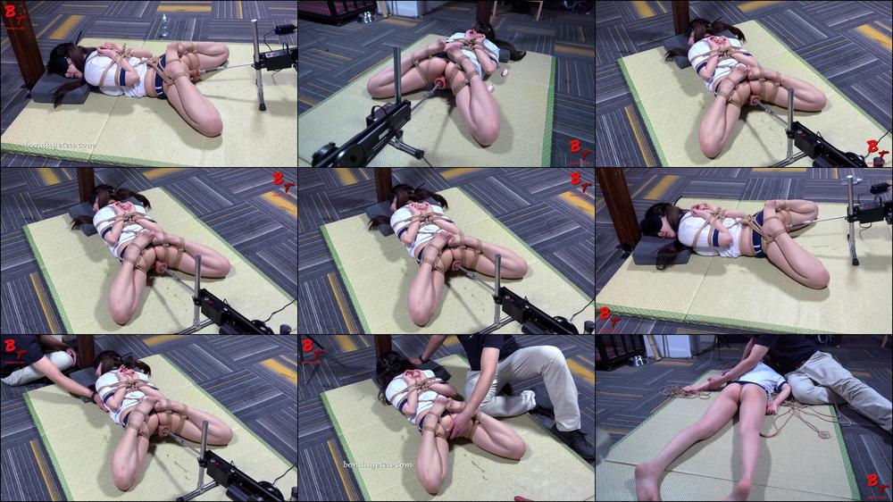 VIP_Shy Girl Hogtie Machine Fucking Test
