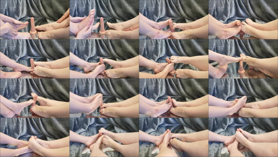 Lexi Snow Two Girls One Cock Footjob