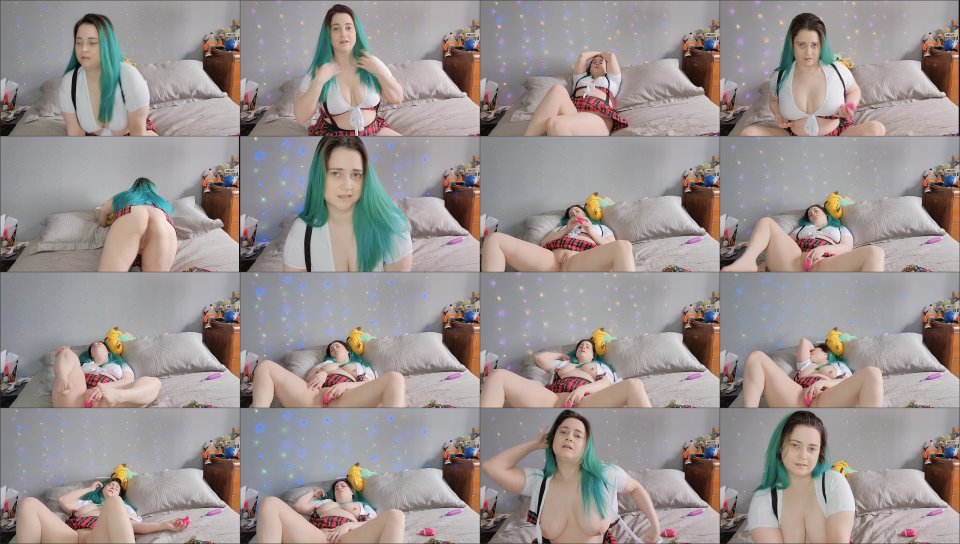 Caityfoxx Naughty Sch–L Girl Masturbates