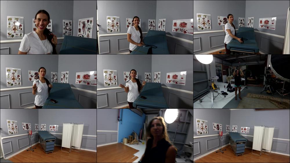 BTS before filming 'Lora's Gyno Exam - November 29, 2020