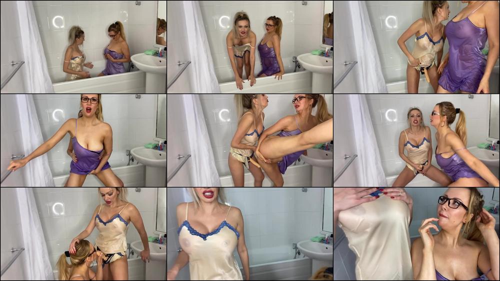 Strap on fucked in satin and silk - Dec 5, 2019
