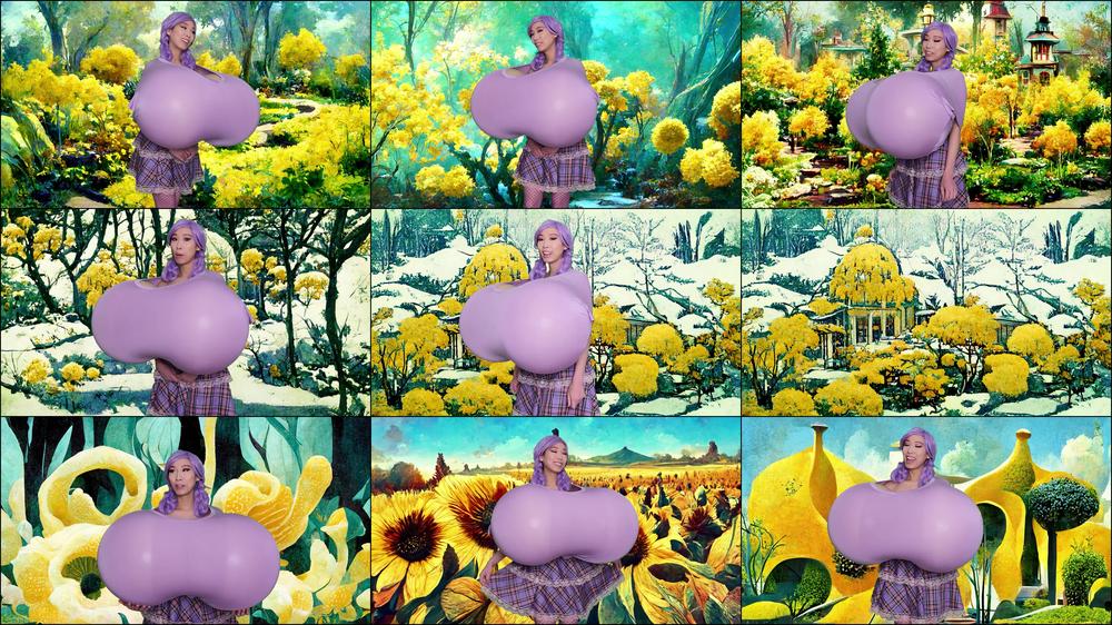 Azumi's Breast Expansion Garden Tour - January 28, 2023