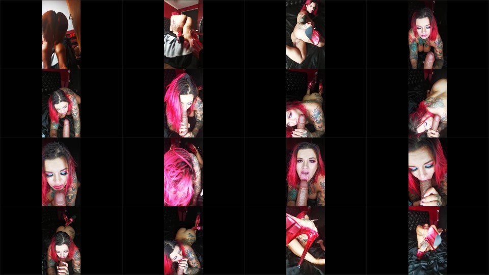 Sabiendemonia Huge Dildo Sucking Slut