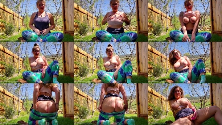 Lushbotanist Spy On Bbw Stepmom Playing Outside