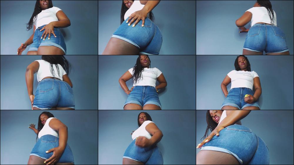 Denim Shorts Ass Worship
