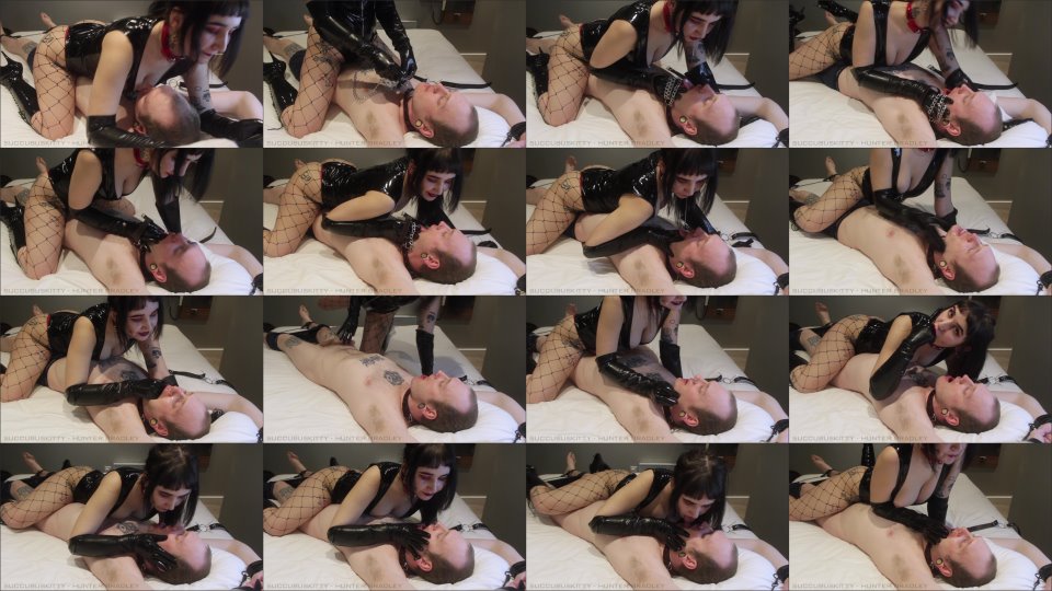 Dominatrixvera Restrained Spit Bucket