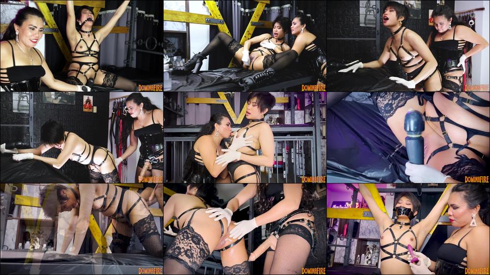 DOMINAFIRE - Dominafire Strapon Fucking Slave Girl Salome Salvi