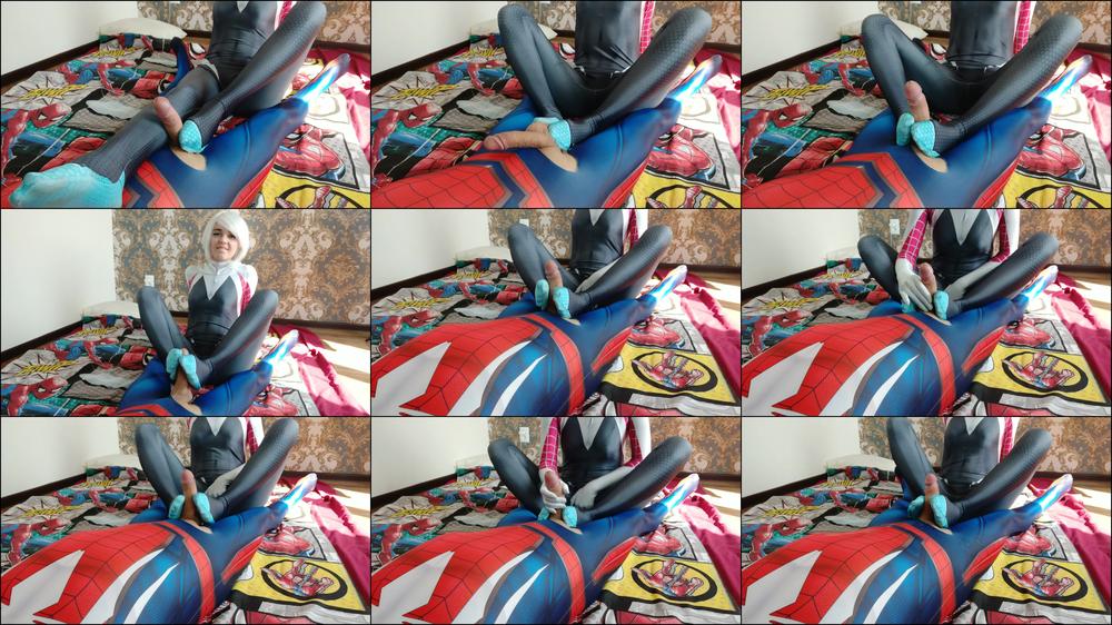 Gwen Stacy - Amazing footjob - Oct 17, 2020
