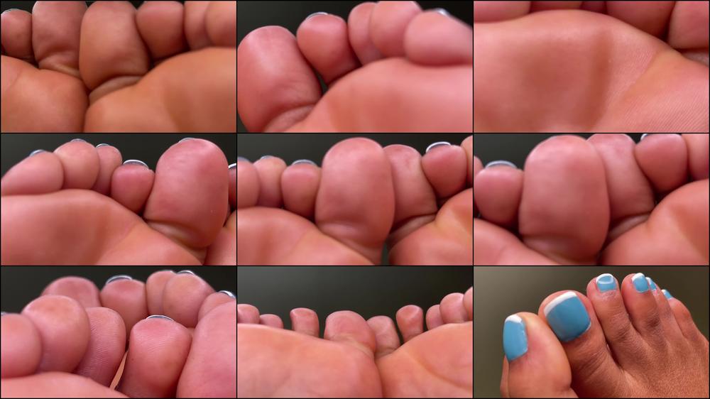 Close Up Of Ebony Toes