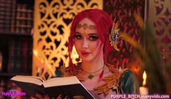 Purple Bitch Triss Merigold Is Ready For Sex (purple_bitch)