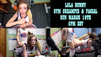 Lola Bunny Gym Time Facial and Creampie (Riley Cyriis)