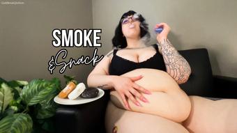 Smoke and Snack - Sensual Fat Chat (GoddessGlutton)