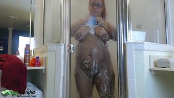 Ass and Tit Tease in Shower - August 26, 2017 (paypeaches)