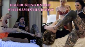 Ballbusting, Foot Worship With Samantha Knoxx Mirrored (Blazed Brat)