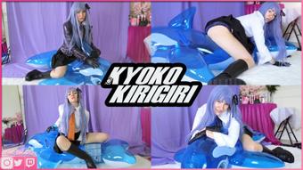 Kyoko Kirigiri Humps Inflatable Dolphin (MissMilaRose)