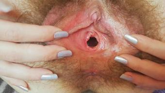 Cuteblonde666 Hairy Pussy Gaping Close Up (cuteblonde666)