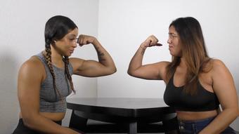 Megan vs Kendra: Armwrestling (Alexis Rain)