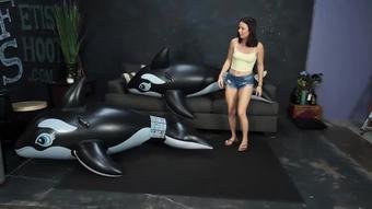 Amber's Bounces and Deflates Whales (Custom Fetish)