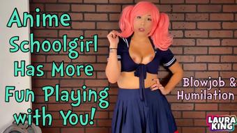 Schoolgirl Has More Fun Toying with You - October 07, 2022 (LauraKing)