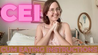 Cum Eating Instructions (happylilcamgirl)