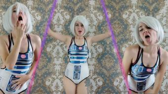 Star Wars - R2D2 - Ass Shaking - Nov 7, 2020 (Lil cosplay slut)