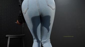 Cleo Can't Hold Her Pee, Showers After (Custom Fetish)