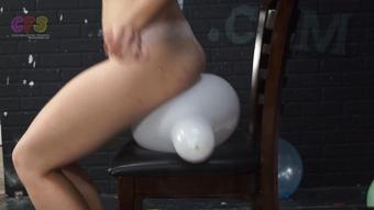Sage's 50 Balloon Sit to Pop Cam2 (Custom Fetish)