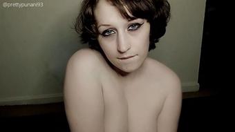 Passionate and Sloppy Dildo Blowjob POV (Lizzymaestro)