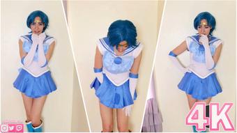 Sailor Mercury's Embarrassing Panty Pee (MissMilaRose)