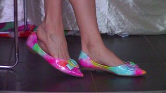 Dangling Shiny Color Flats (Goddess Vanessa)