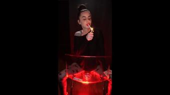 Smoking 100s Wearing Nylons (Dani Lynn)