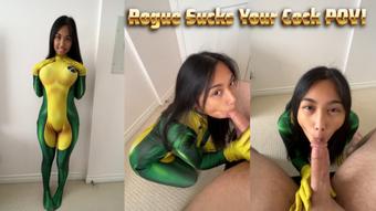 Rogue from X-Men Sucks Your Cock POV - October 07, 2023 (hayleyxyz)