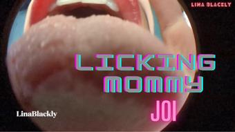 Licking Mommy Fisheye POV JOI (LinaBlackly)