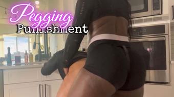 Pegging Punishment makes him Scream - October 23, 2023 (RealQueenMelanin)