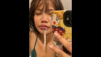 Got Some Cum In Mouth After Live Show In Lingerie (EmmaThai)