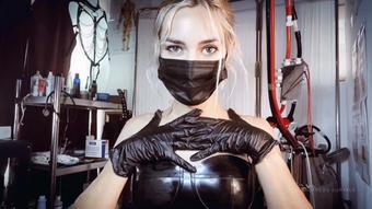 Mistress Euryale French Black Latex Glove Fetish Joi (Mistress Euryale)