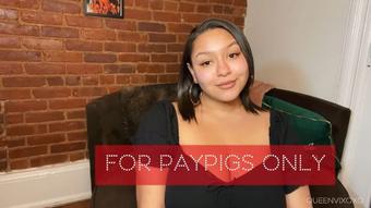 For Paypigs Only - Mar 29, 2021 (Queenvixoxo)