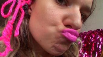 Smelling PINK Creamy LIPS (Goddess Vanessa)