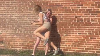Cheerleader Pantsing & Wedgie Brawl - May 12, 2021 (Lora Cross)