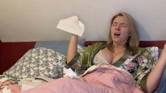 Sneezing with a 101.2 Fever (SneezeGoddess)