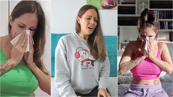 Sneezing and nose blowing compilation (IndiscreetHotAndFit)