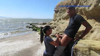 Head on the beach (Jayla Jolie)