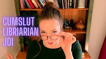 Cumslut Librarian JOI (Elle Eros)