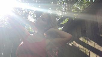 Nadia Layne Yoga Outdoor Upskirt And Pussy Spread (Nadia Layne Yoga)