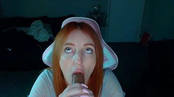 sucking Daddy's cock (Red_firesquirt)