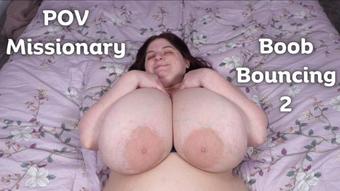 POV Missionary Boob Bouncing 2 HD (Sarah Rae)