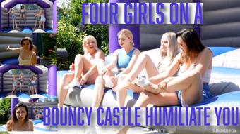 Four Girls On A Bouncy Castle Humiliate You (Summer Fox)