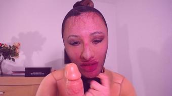 JOI, nylon encased face, sheer stocking (SexyTeacher1)